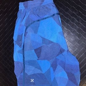 Lululemon Pace Breaker Shorts - Geometric Pattern, Good Worn Condition - Size Me
